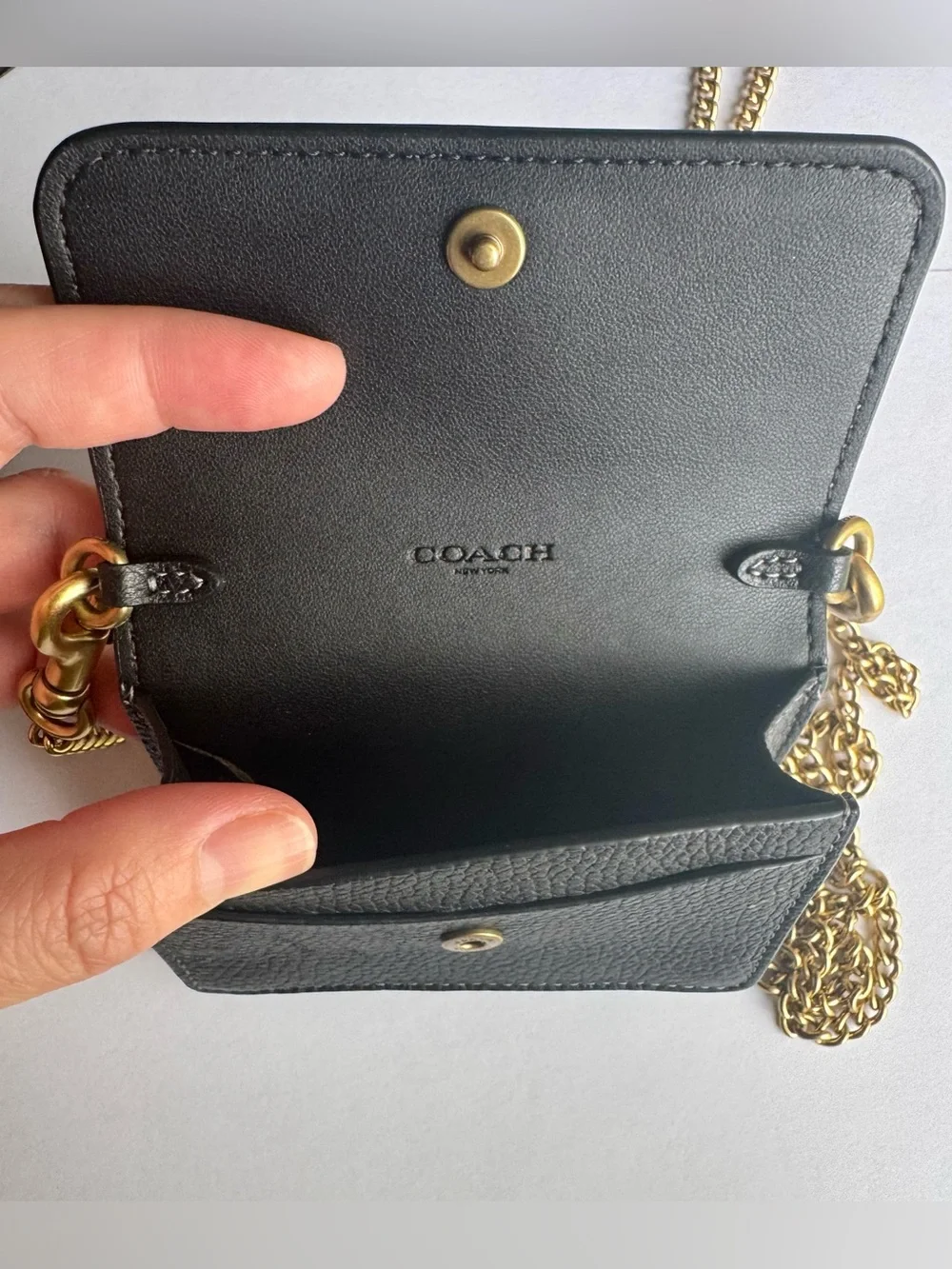 Coach Essential Half Flap Card Case - Picture 5 of 8